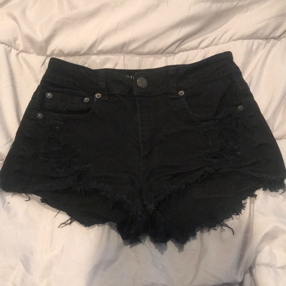Black American Eagle Shorts